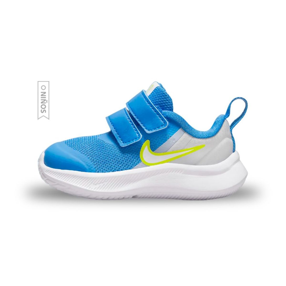 NIKE - Tenis Nike Star Runner 3 Tdv Niños-Azul