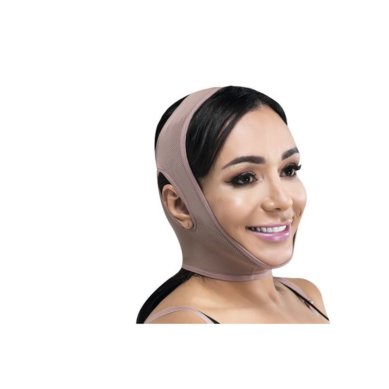 FAJAS LADY - Faja mentonera post quirúrgica cocoa  M.