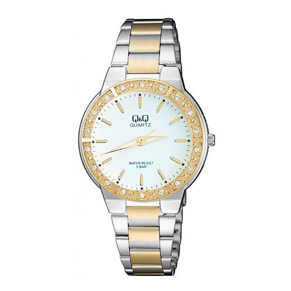 Q&Q - Reloj Qyq Q985j010 Elegante Star Diamond Mujer estuche_.