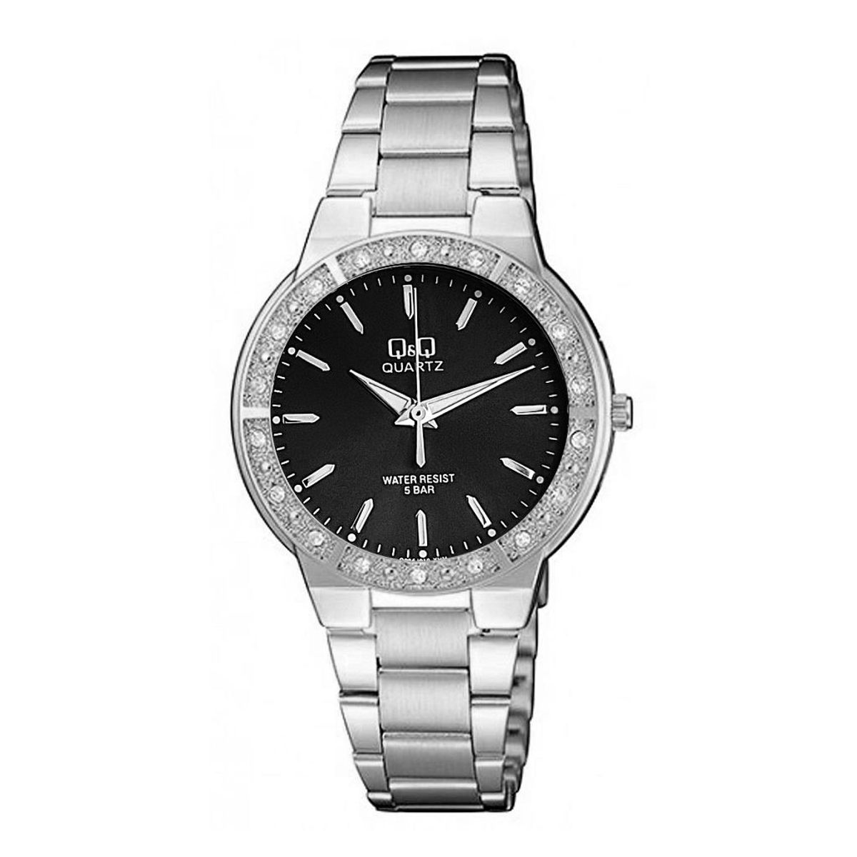 Q&Q - Reloj Qyq Q985j010 Elegante Star Diamond Mujer estuche_.