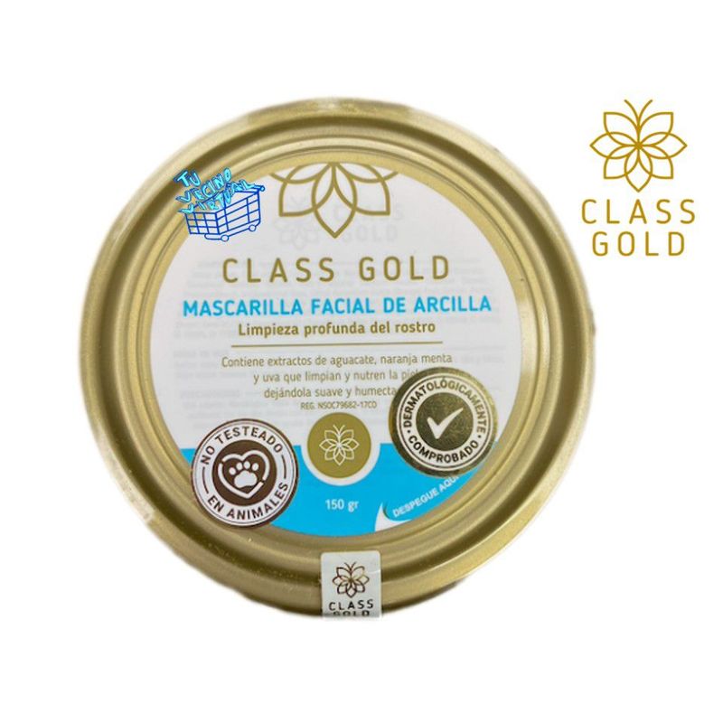 CLASS GOLD - Masacarilla Facial class gold 150g
