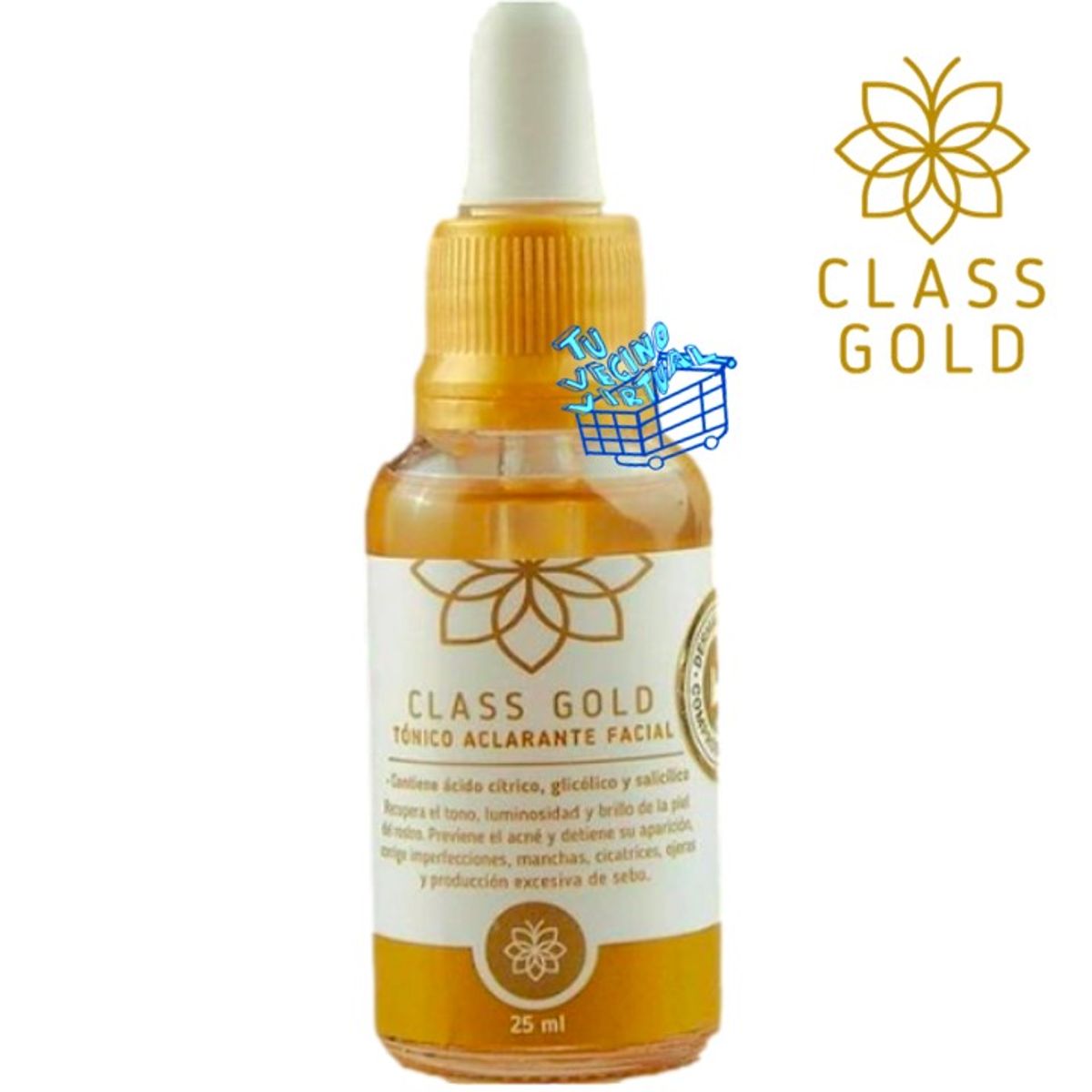 CLASS GOLD - Tonico Aclarante Facial Class gold 25 mL