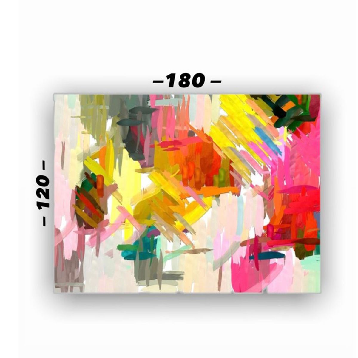 EKONOMODO COLOMBIA - Cuadro Mdf Abstract Colors 120X180X5