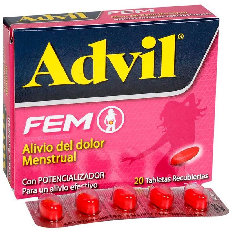 ADVIL - Advil Fem 400 Mg Caja x 10 Tabletas