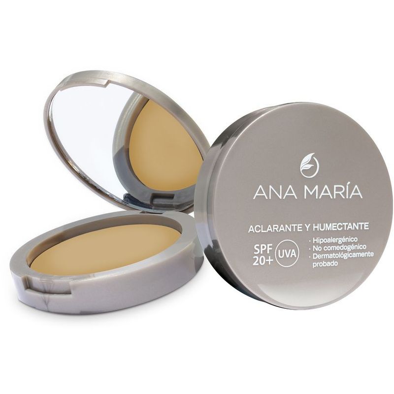ANA MARIA - Polvo Compacto Aclarante & Humectante Arena X 15 Gr