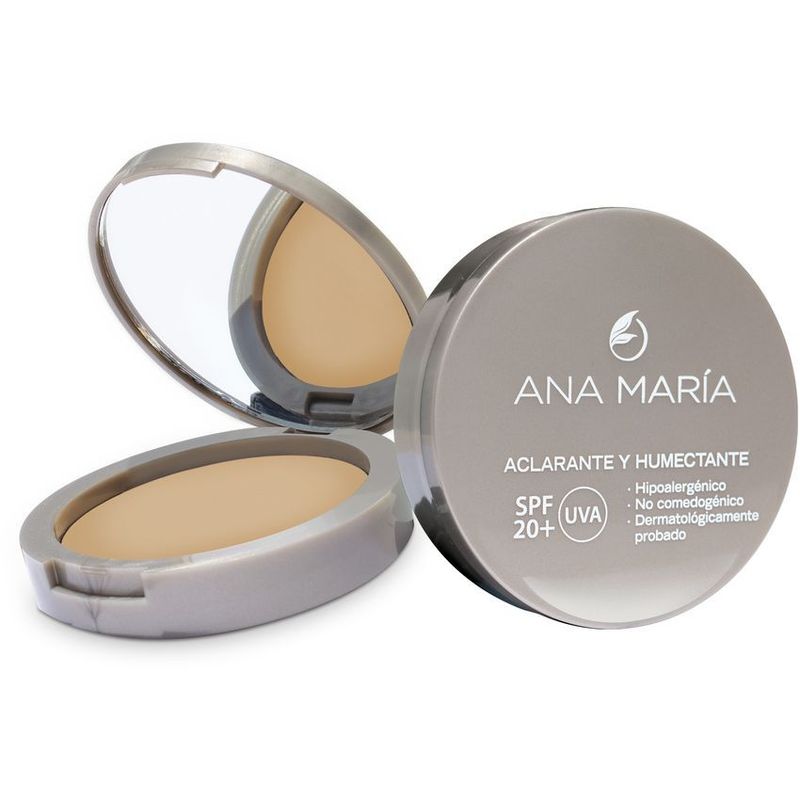 ANA MARIA - Polvo Compacto Aclarante & Humectante Avellana X 15 Gr