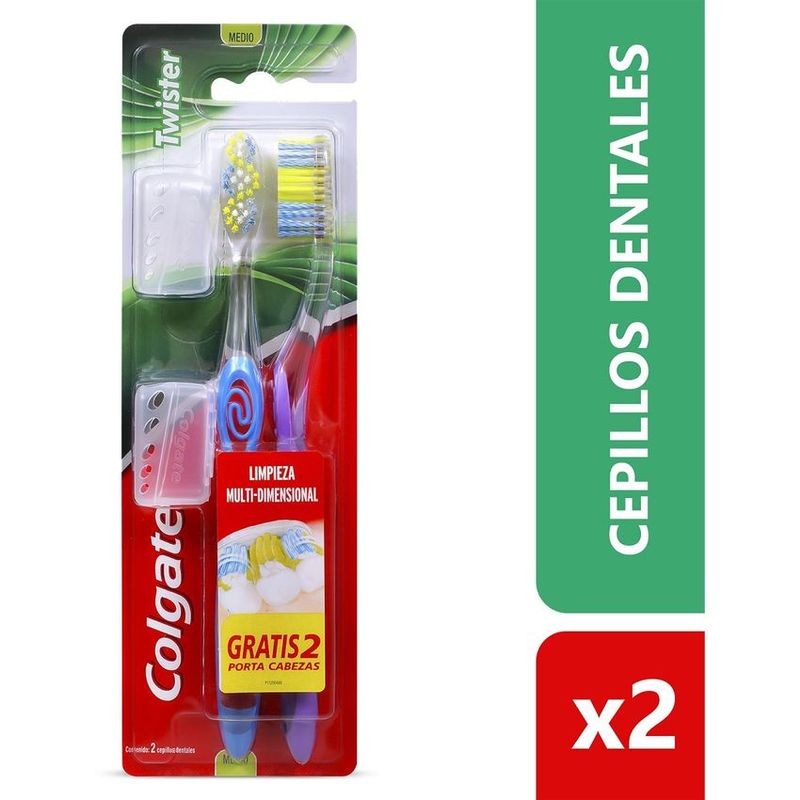 COLGATE - Cepillo Dental Colgate Twister 2x1 Und