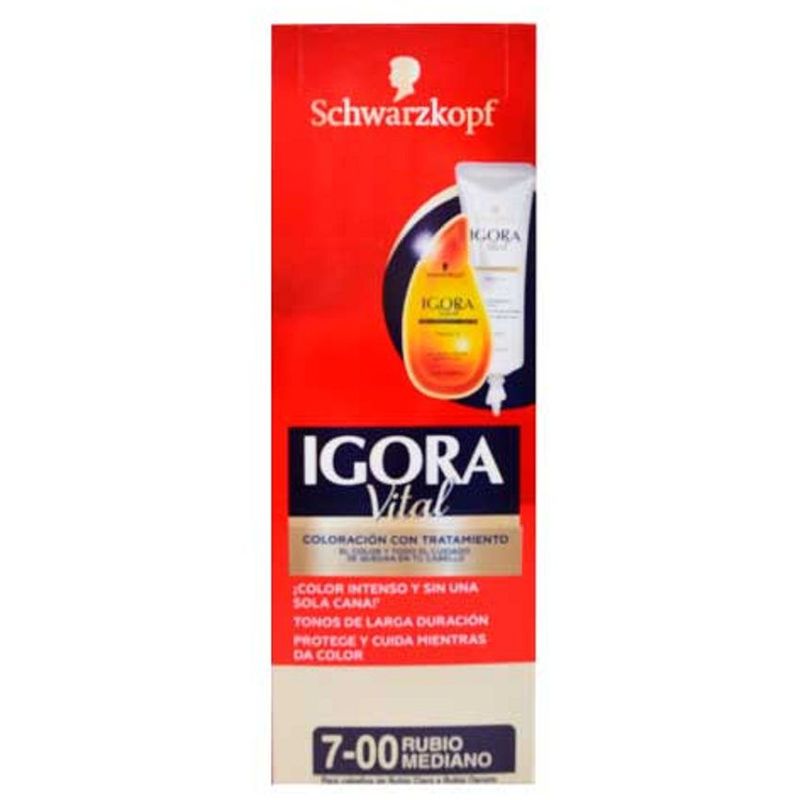IGORA - Tinte Para Cabello Igora Vital Rubio Mediano 7.0