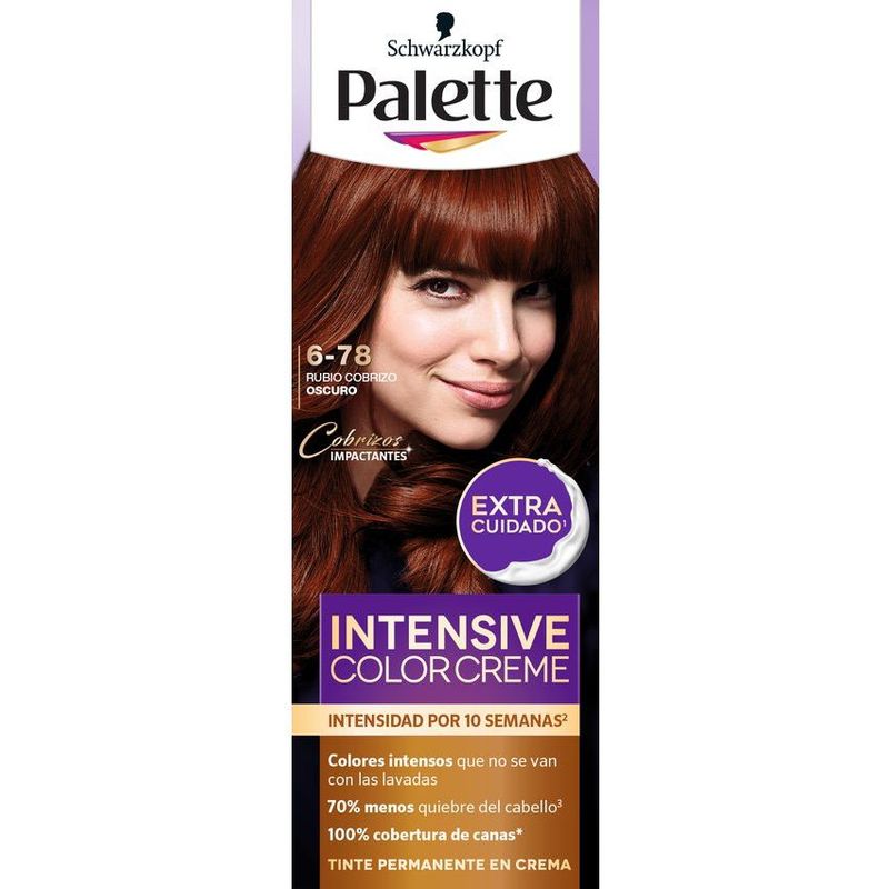 PALETTE - Tinte Palette Color Creme Permanente 6-78 Rubio Cobrizo Oscuro