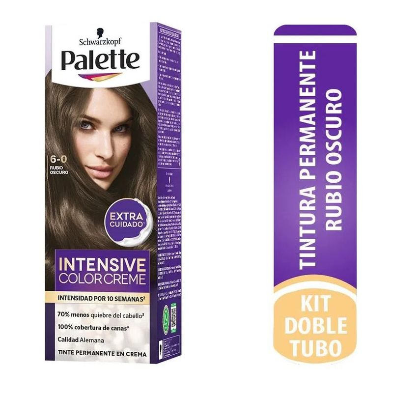 PALETTE - Tinte Capilar Palette Intensive Color Creme Rubio Oscuro 6-0