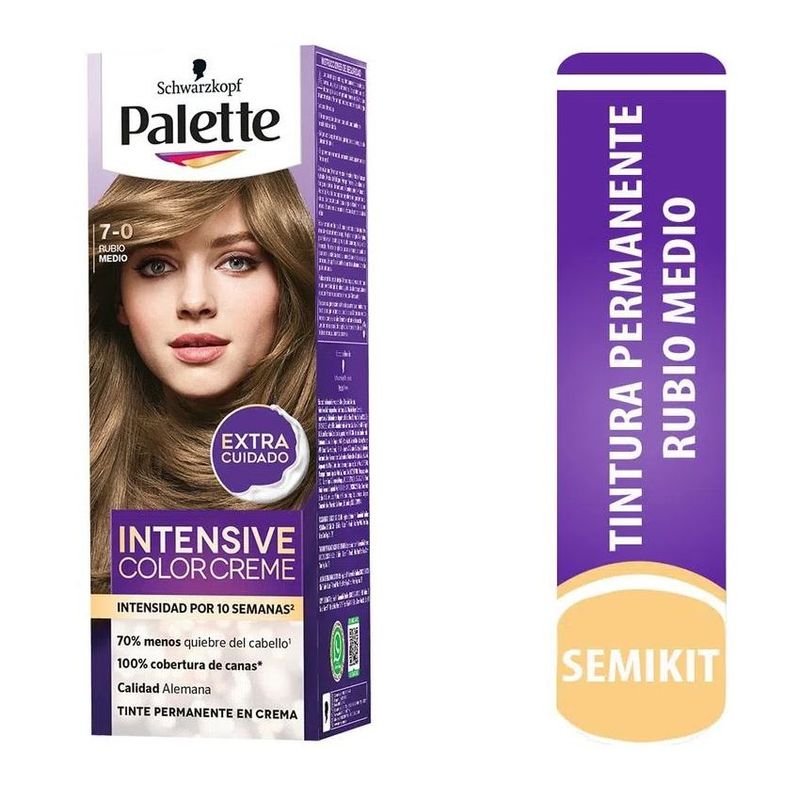 PALETTE - Tinte Palette Intensive Color Creme Rubio Medio 7-0