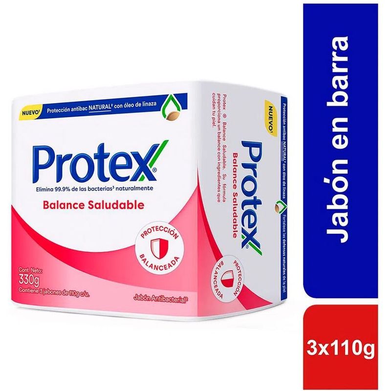 PROTEX - Jabón En Barra Protex Balance Saludable X 330 Gr