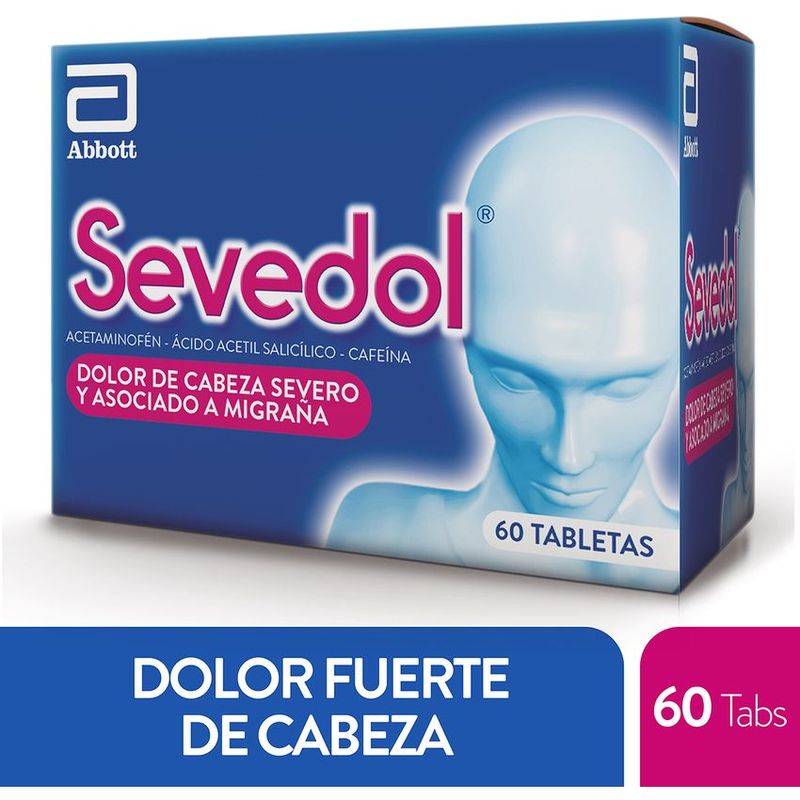 SEVEDOL - Sevedol Para El Dolor De Cabeza x 60 Tabletas