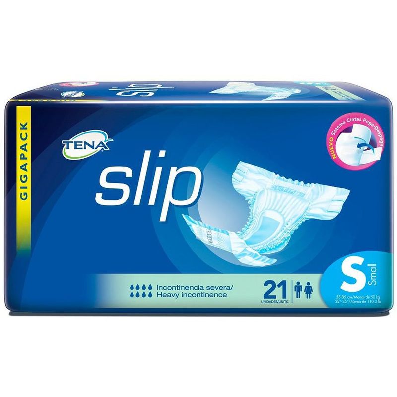 TENA - Panal Tena Slip Ultra S Paquete 21 Unidades