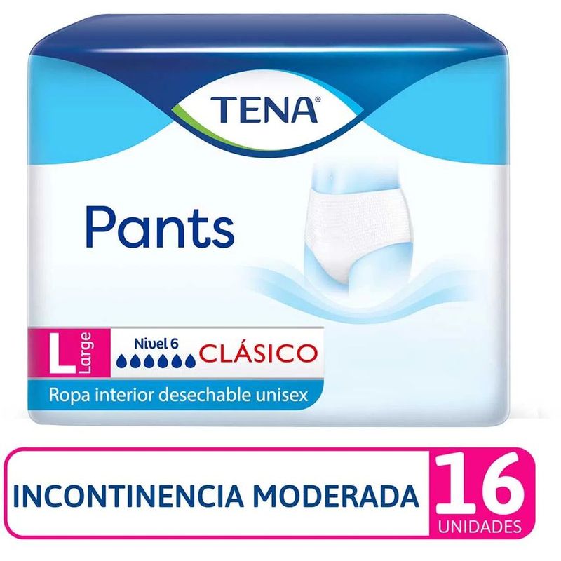 TENA - Ropa Interior Desechable Tena Pants Large x 16 Und