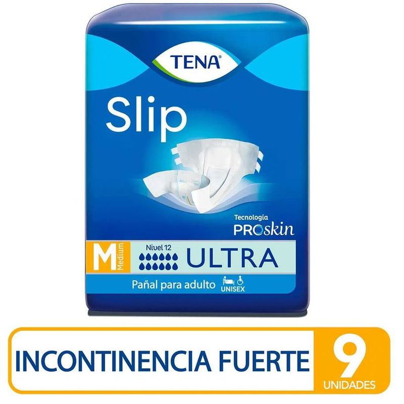 TENA - Pañal Tena Slip Ultra Talla M x 9 Und