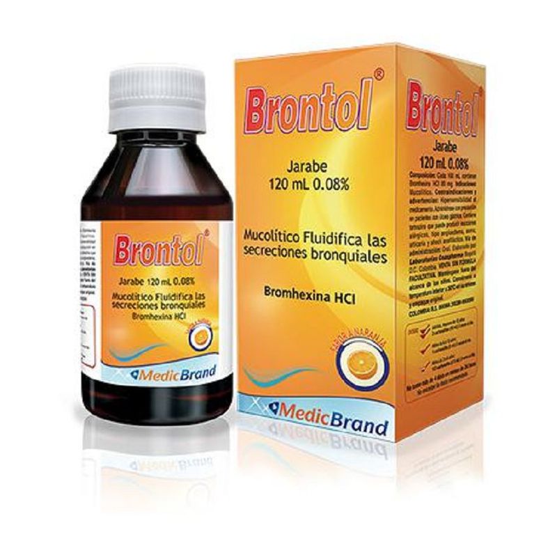 COASPHARMA SAS - Brontol Jarabe Expectorante x 120 Ml
