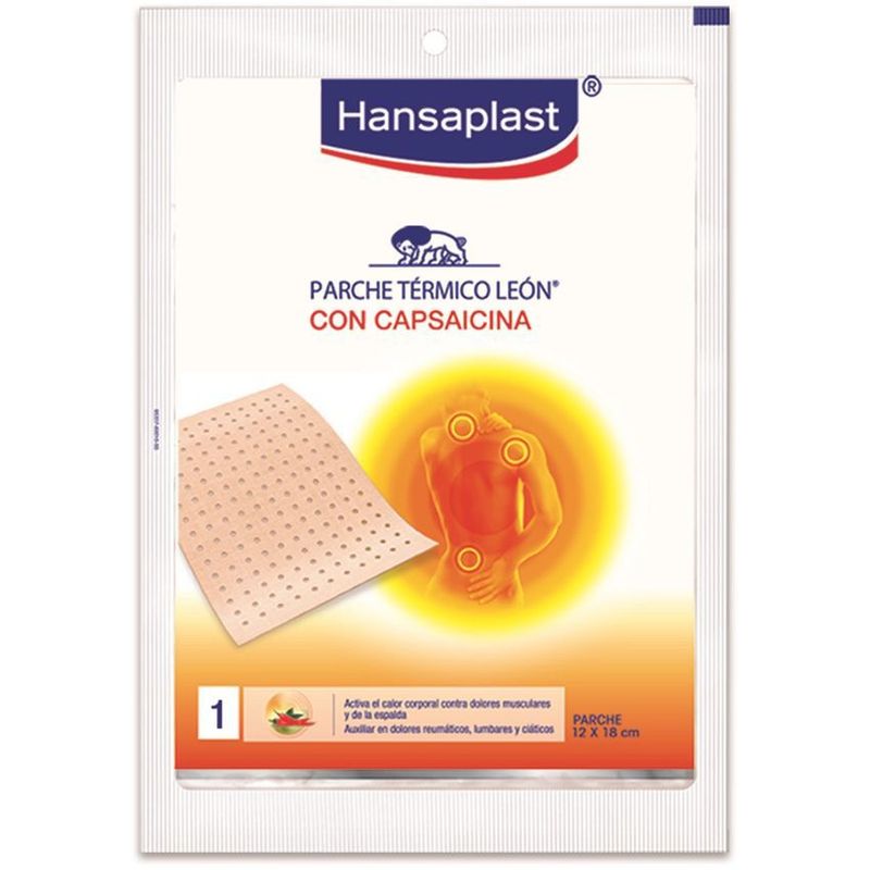 HANSAPLAST - Parche Térmico León Hansaplast Capsaicina x 1 Und
