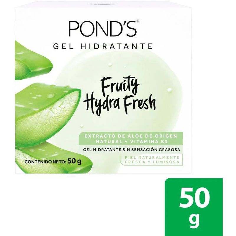 PONDS - Gel Hidratante Ponds Fruity Hydra Fresh Aloe x 50 Gr