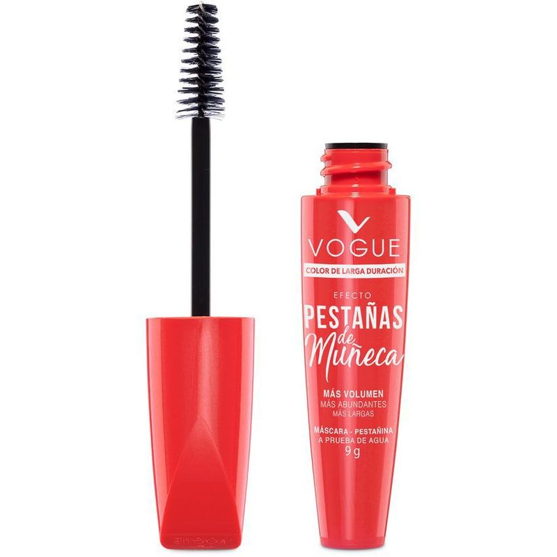 VOGUE - Pestañina Vogue Efecto Pestañas De Muñeca Negro x 9 gr