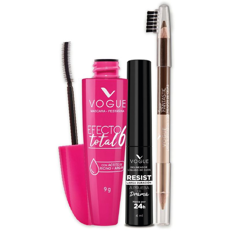 VOGUE - Kit De Maquillaje Para Ojos X 3 Kit