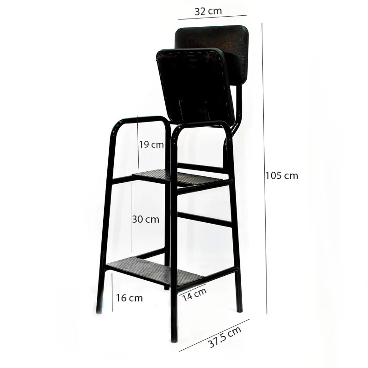 NO NO - Silla escalera tapizada y acolchada