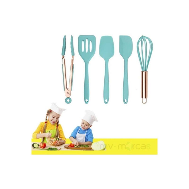 VALMY - Set utensilios de cocina en silicona 5pz