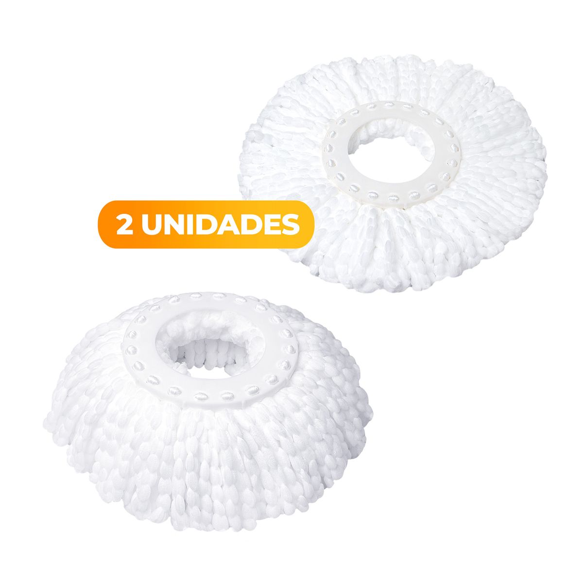 STYLE STARS - Mopas de repuestos trapero giratorio Paquete 2 Unidades.