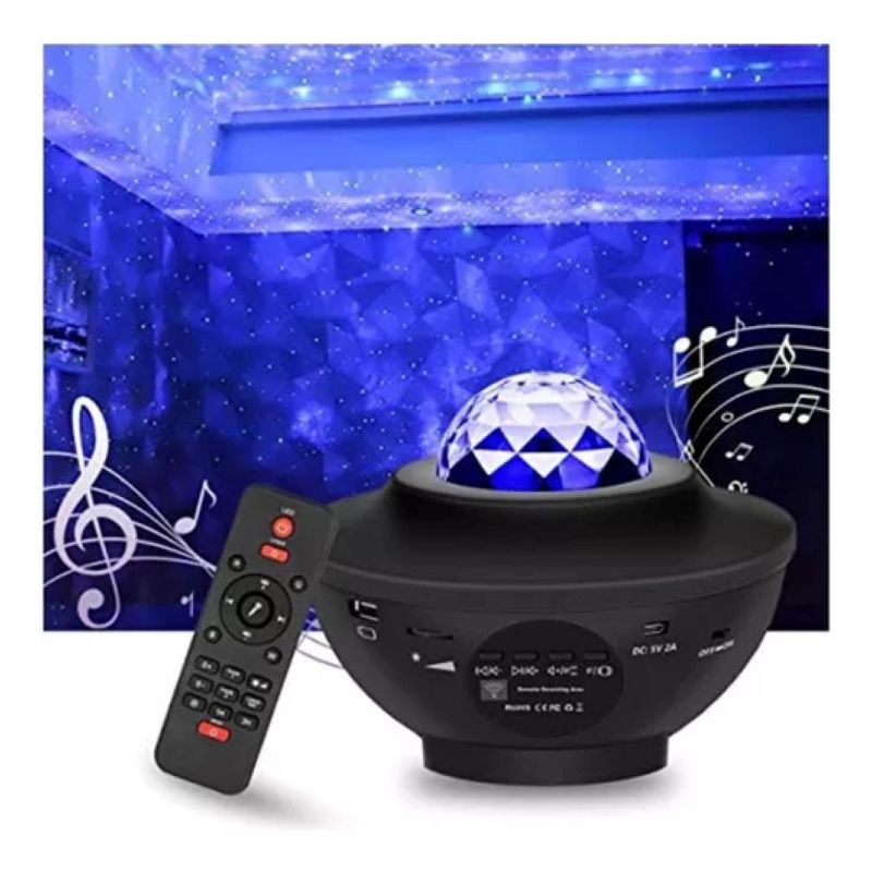 GENERICO - Proyector De Luces Galaxia Nebulosa Led Parlante Control Rem