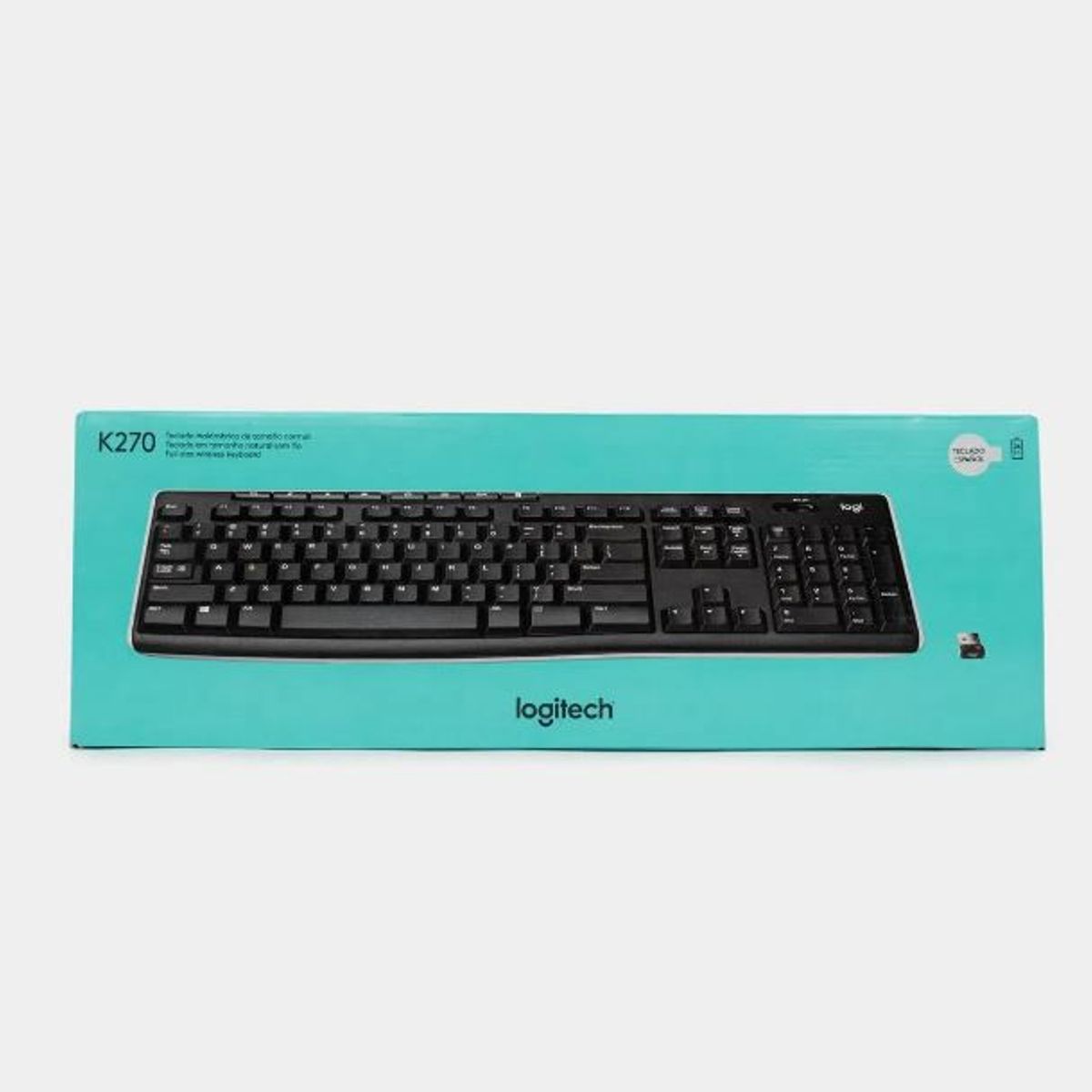 LOGITECH - Teclado Inalámbrico Logitech K270 Qwerty Español 920-004426