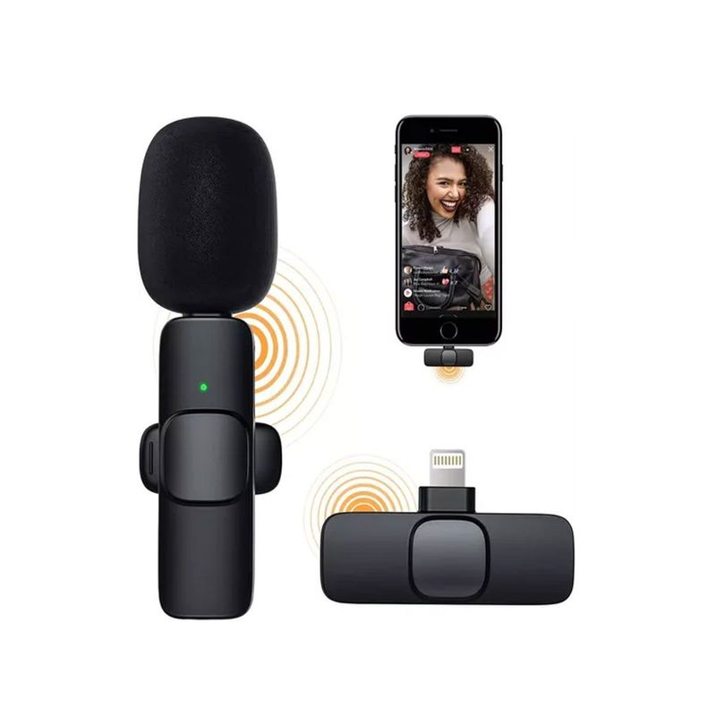 GENERICO - Micrófono Inalámbrico De Solapa Celular Para ¡Phone ¡Pad