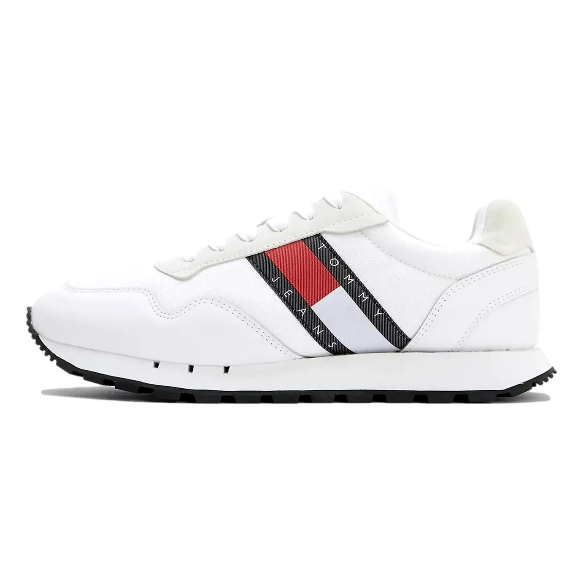 TOMMY HILFIGER - Zapatilla Hombre Tommy Hilfiger Retro Em01081 Blanco