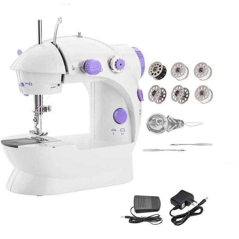 VGR - Mini Maquina De Coser Portátil Con Accesorios Sewing Machine