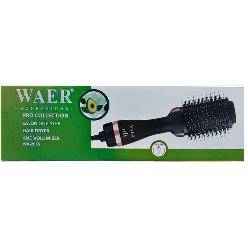 GENERICO - Cepillo Secador Para Cabello Voluminizador Aguacate WAER