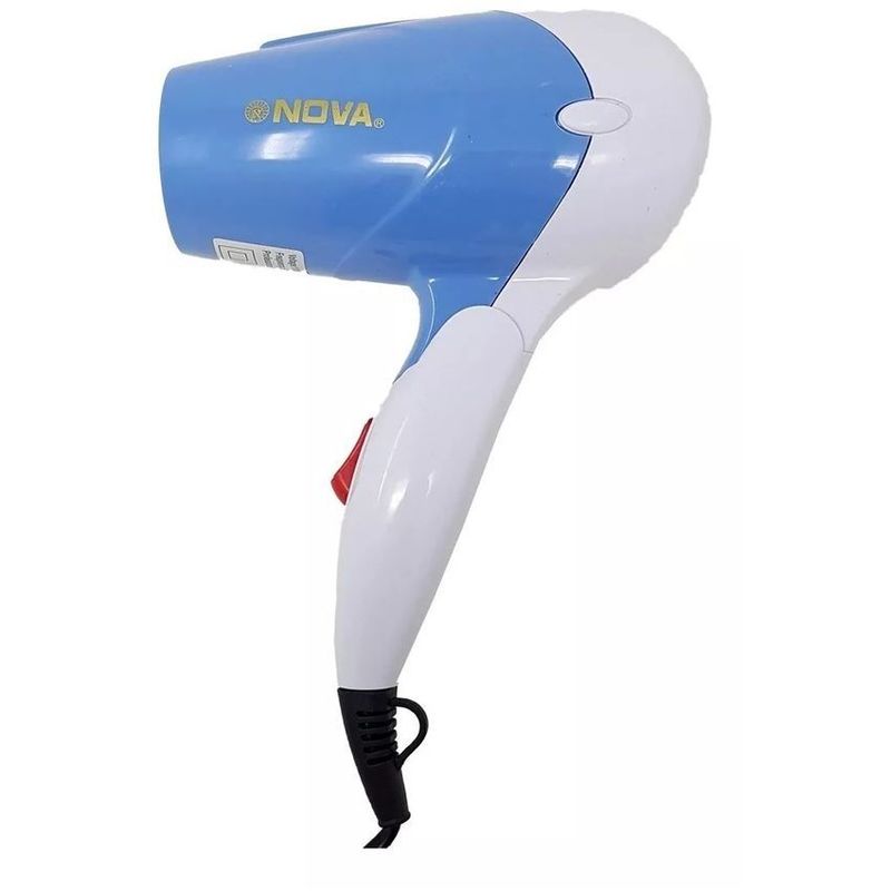 NOVA - Mini Secador De Cabello Nova 1400W Azul