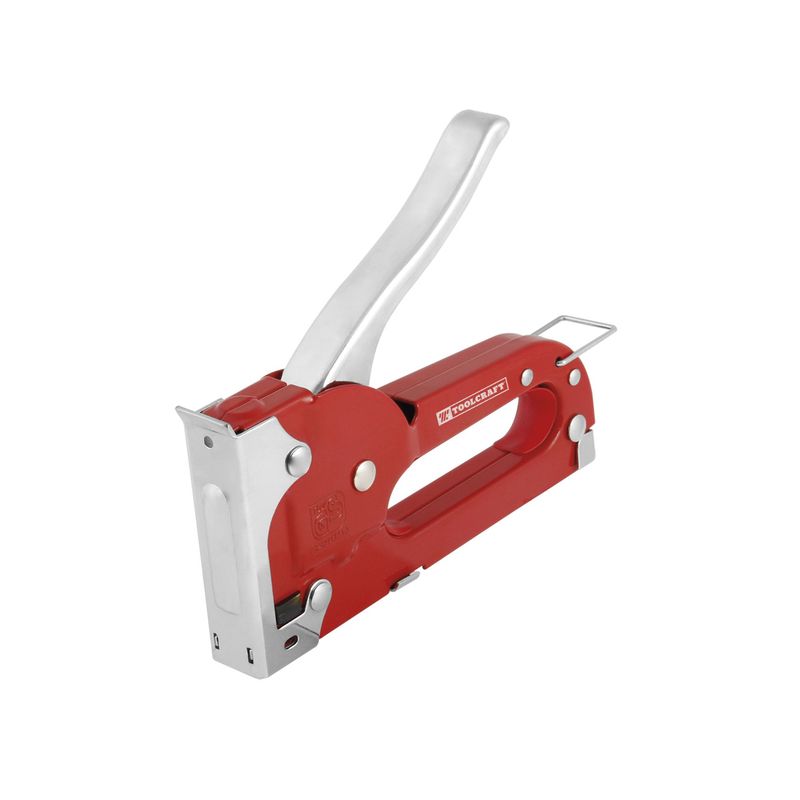 TOOLCRAFT - Grapadora Manual Roja Toolcraft Grapas Largo 4 Mm A 8 Mm