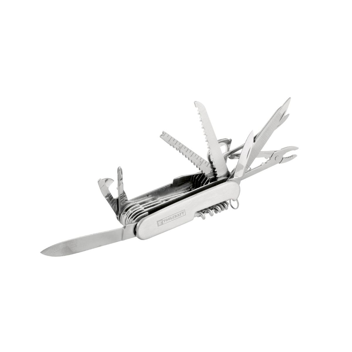 TOOLCRAFT - Navaja Suiza 21 Funciones Toolcraft En Acero Inoxidable