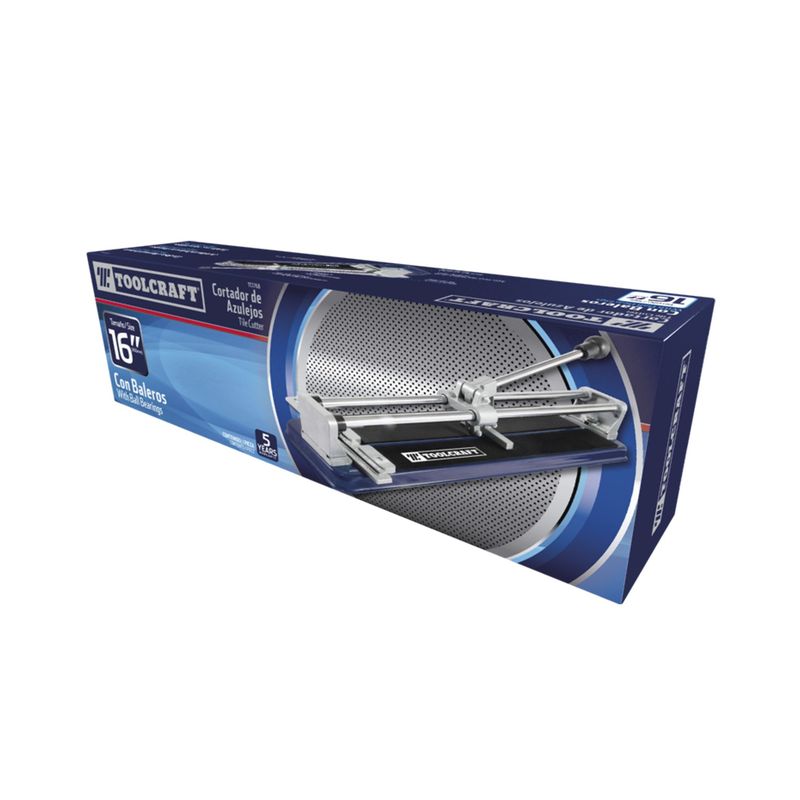 TOOLCRAFT - Cortador De Baldosas 16" (40 Cm) Toolcraft Con Rodamientos