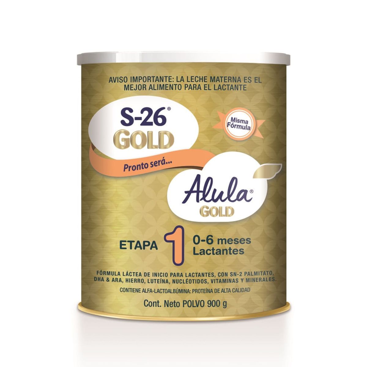 GENERICO - Formula Infantil S-26 Gold Etapa 1 De 0-6m X 900gr