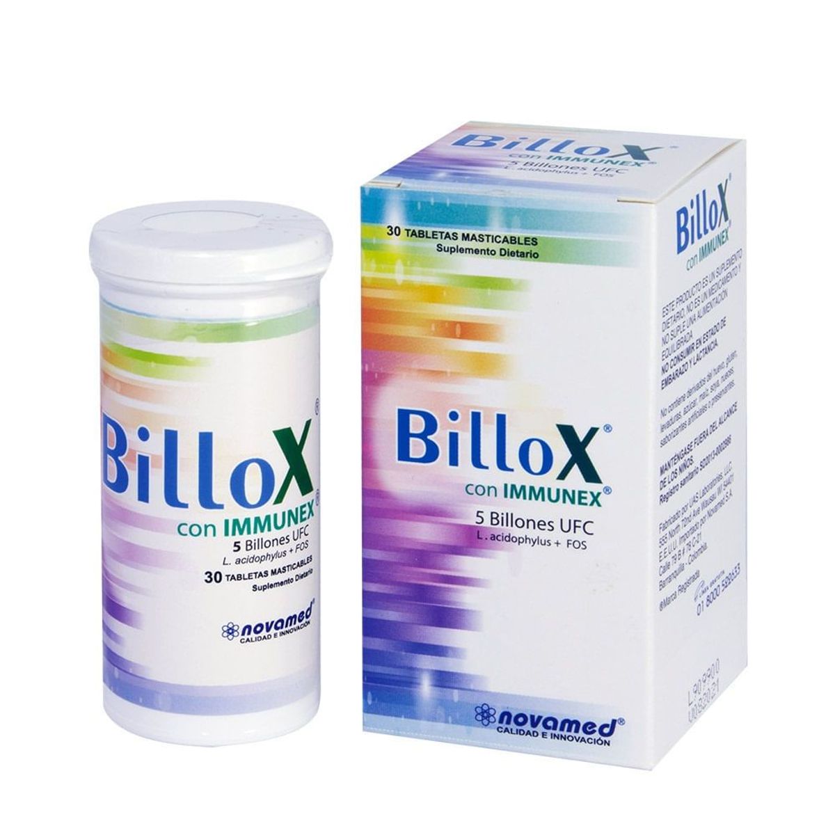 GENERICO - Billox Con Immunex Caja X 30 Tabletas