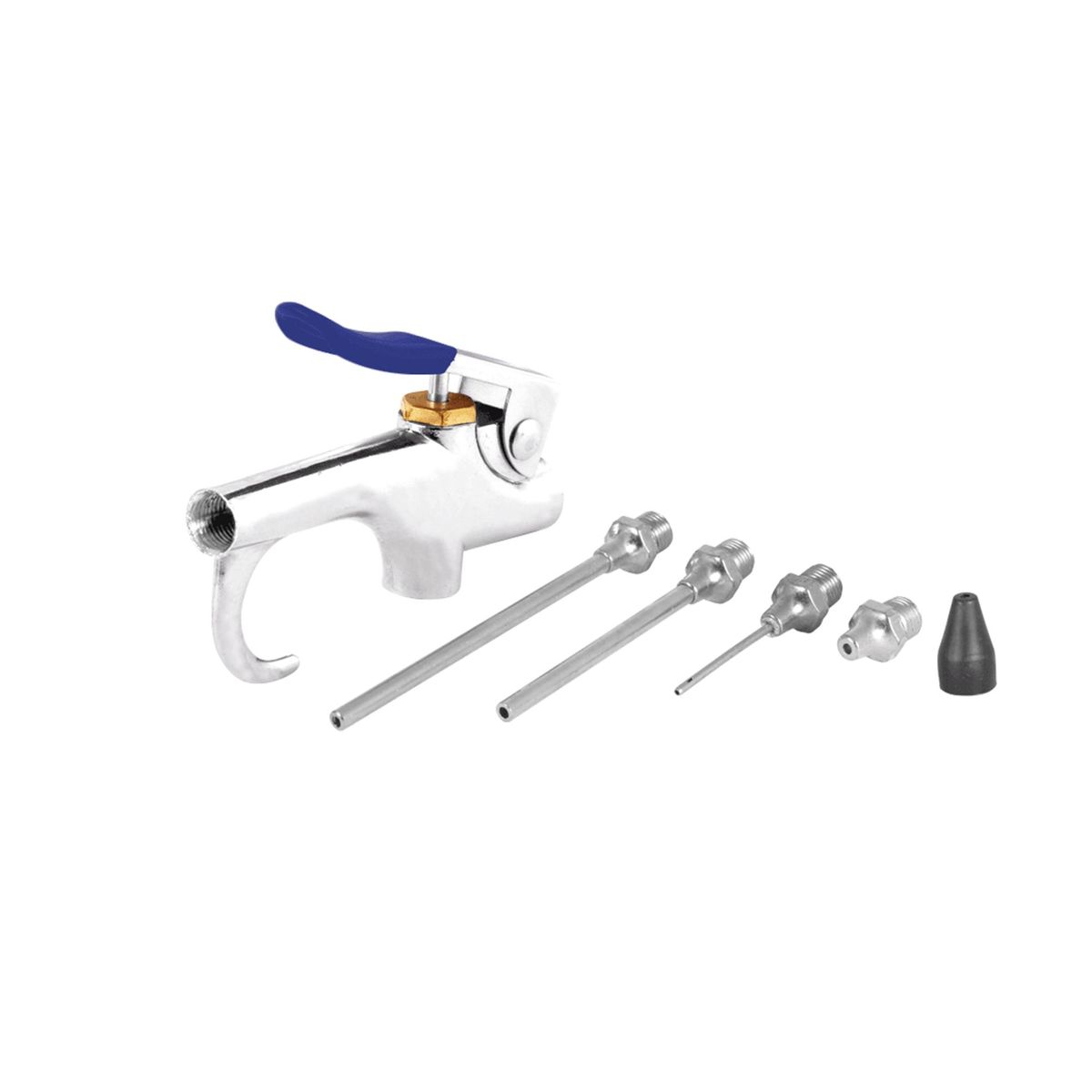 TOOLCRAFT - Set De Pistola Sopleteadora 90 Psi Toolcraft Con 5 Boquillas