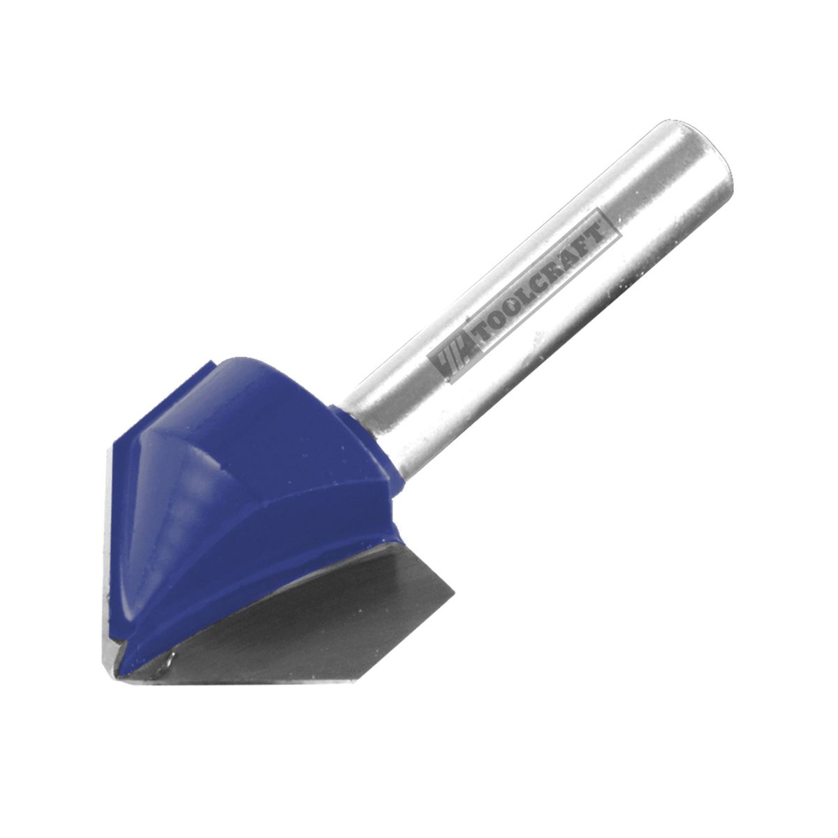 TOOLCRAFT - Fresa Corte En V 7/8" X 5/8" Toolcraft Con Zanco 1/4"