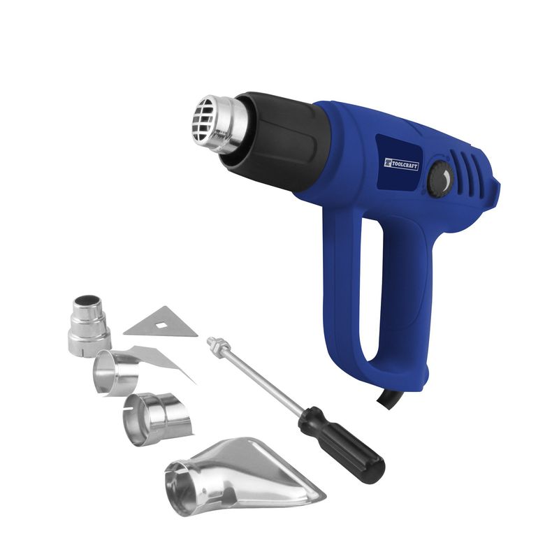 TOOLCRAFT - Pistola De Calor 1.700 W Toolcraft 45°C A 540°C Con Estuche