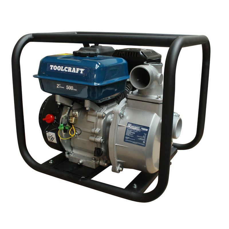 TOOLCRAFT - Motobomba De 2" 7 Hp Toolcraft Con Motor A Gasolina 212 Cc