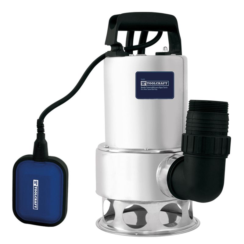 TOOLCRAFT - Bomba Sumergible Inoxidable 1.1/2 Hp Toolcraft Agua Sucia