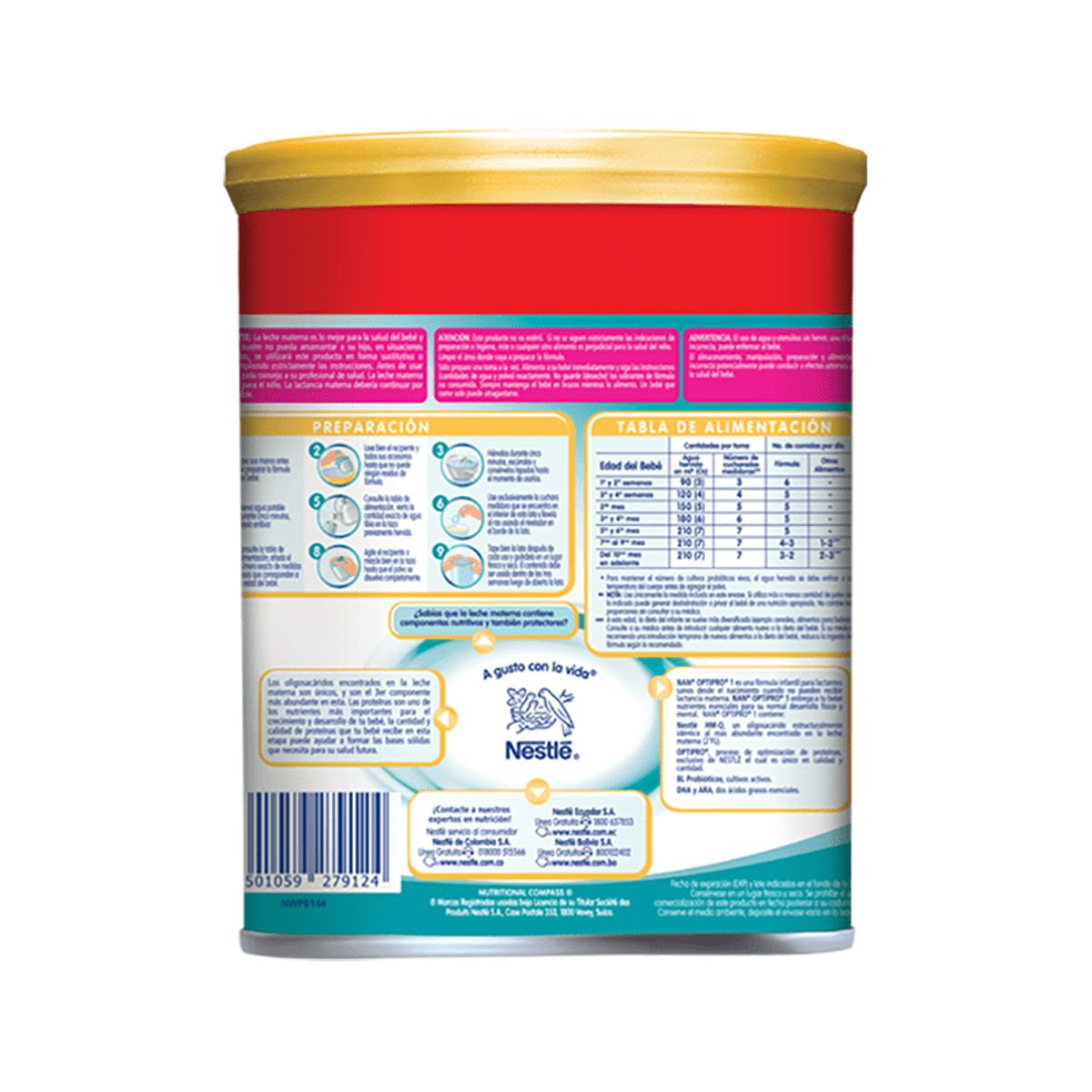 NAN - Formula Infantil Nan Optipro Etapa 1 De 0-6m X 1100gr