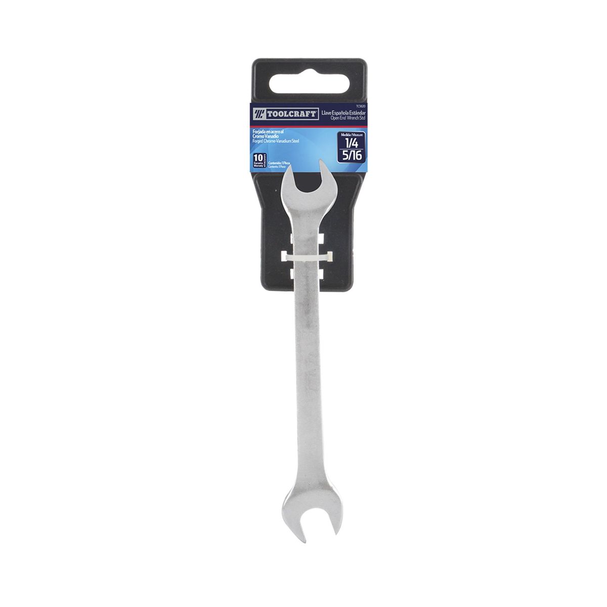 TOOLCRAFT - Llave Boca Fija De 18 Mm X 19 Mm Toolcraft Acabado Espejo