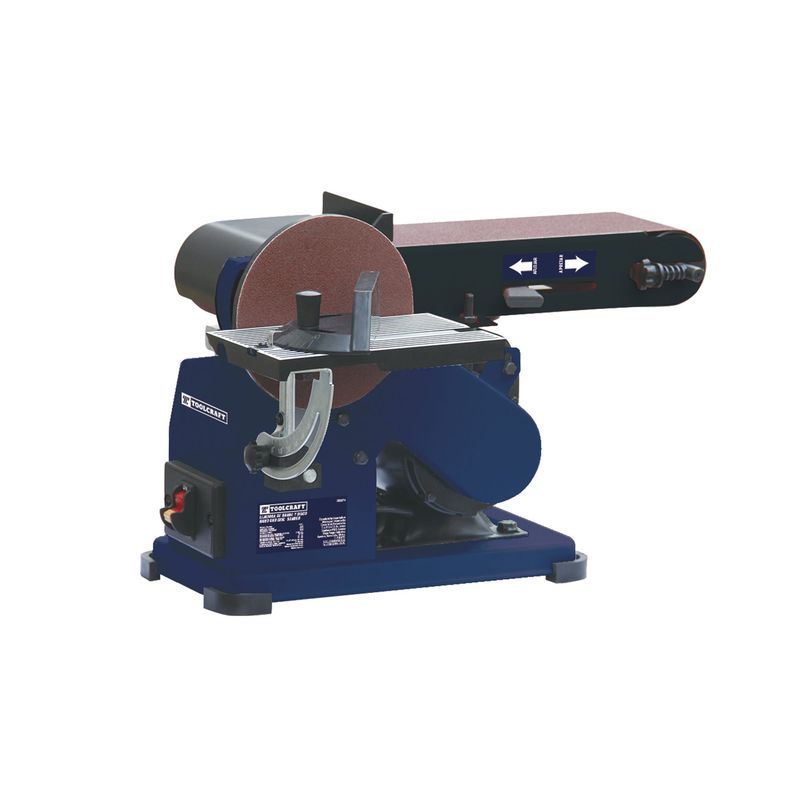 TOOLCRAFT - Lijadora De Banda 4" Y Disco 6" 350 W Toolcraft 1.900 Rpm.…