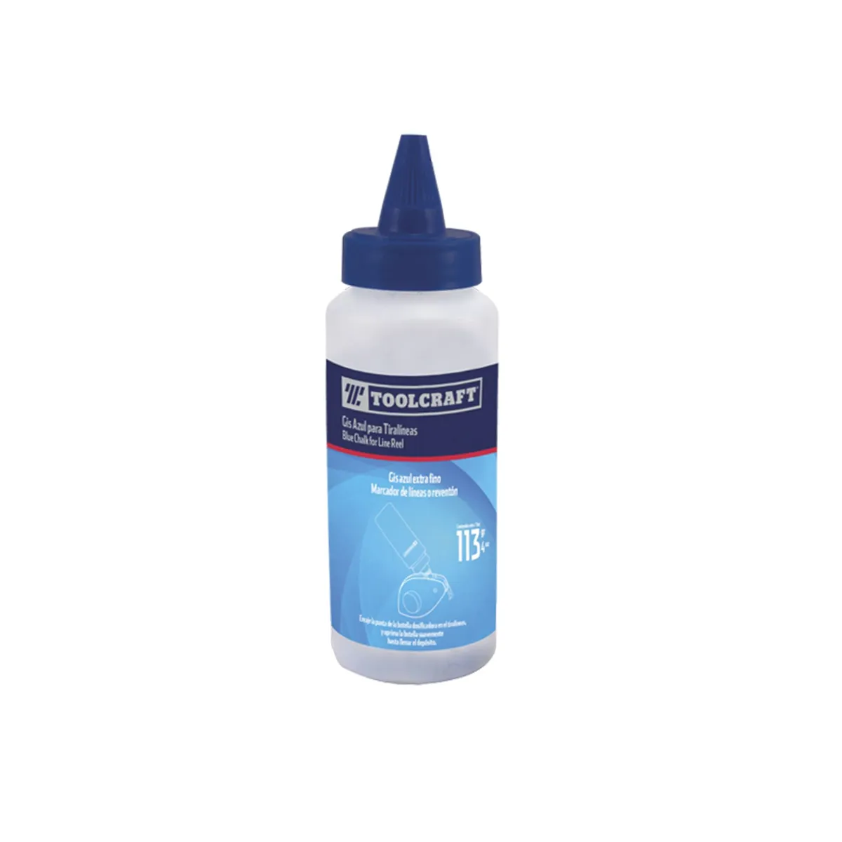 TOOLCRAFT - Gis Azul Extrafino 8 Oz Para Tiralíneas Cimbra Toolcraft