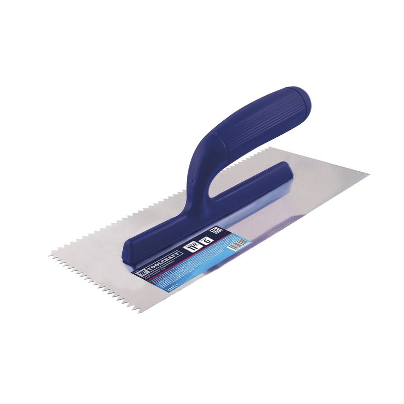 TOOLCRAFT - Llana Dentada Mango Plástico 11" X 5" Toolcraft